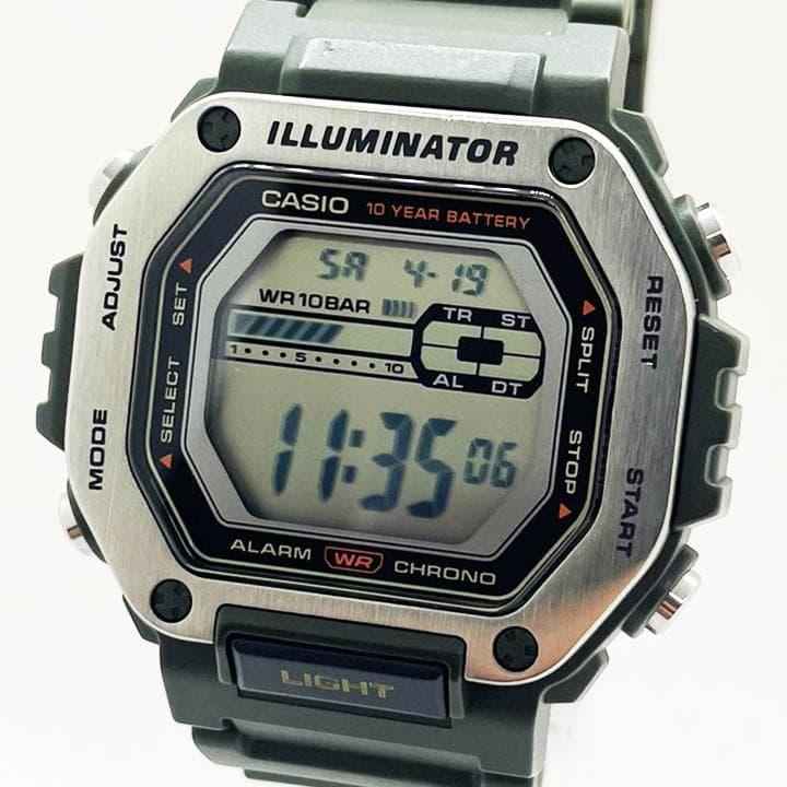 Used Casio CASIO Collection Standard Digital Khaki Belt