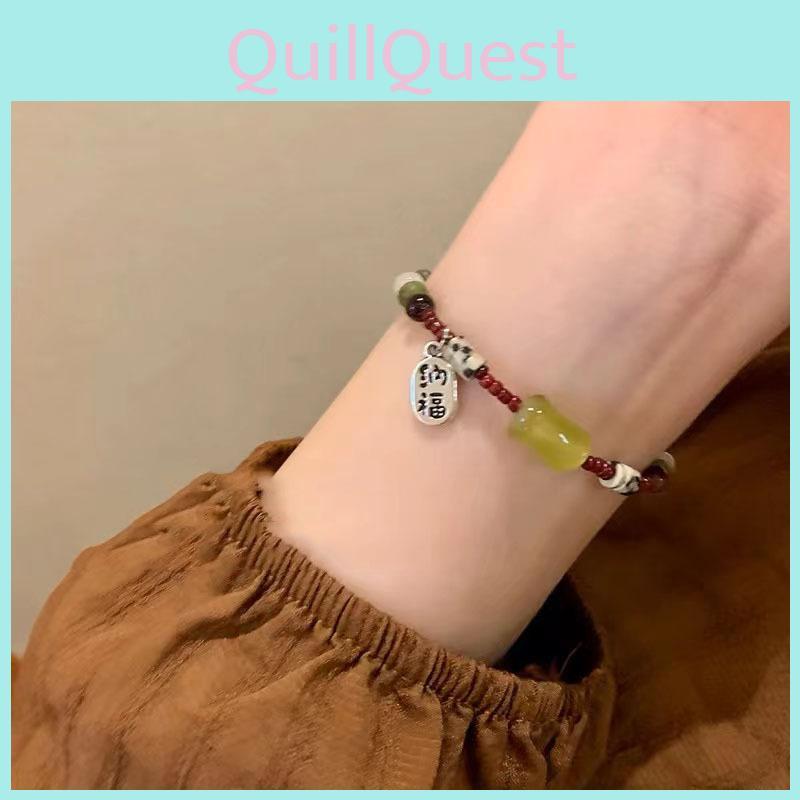 Delicate Geometric Glass Bead Bracelet For Women Perfect Gift Idea