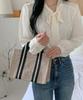 Oror Book Tote Bag 005 Check Beige