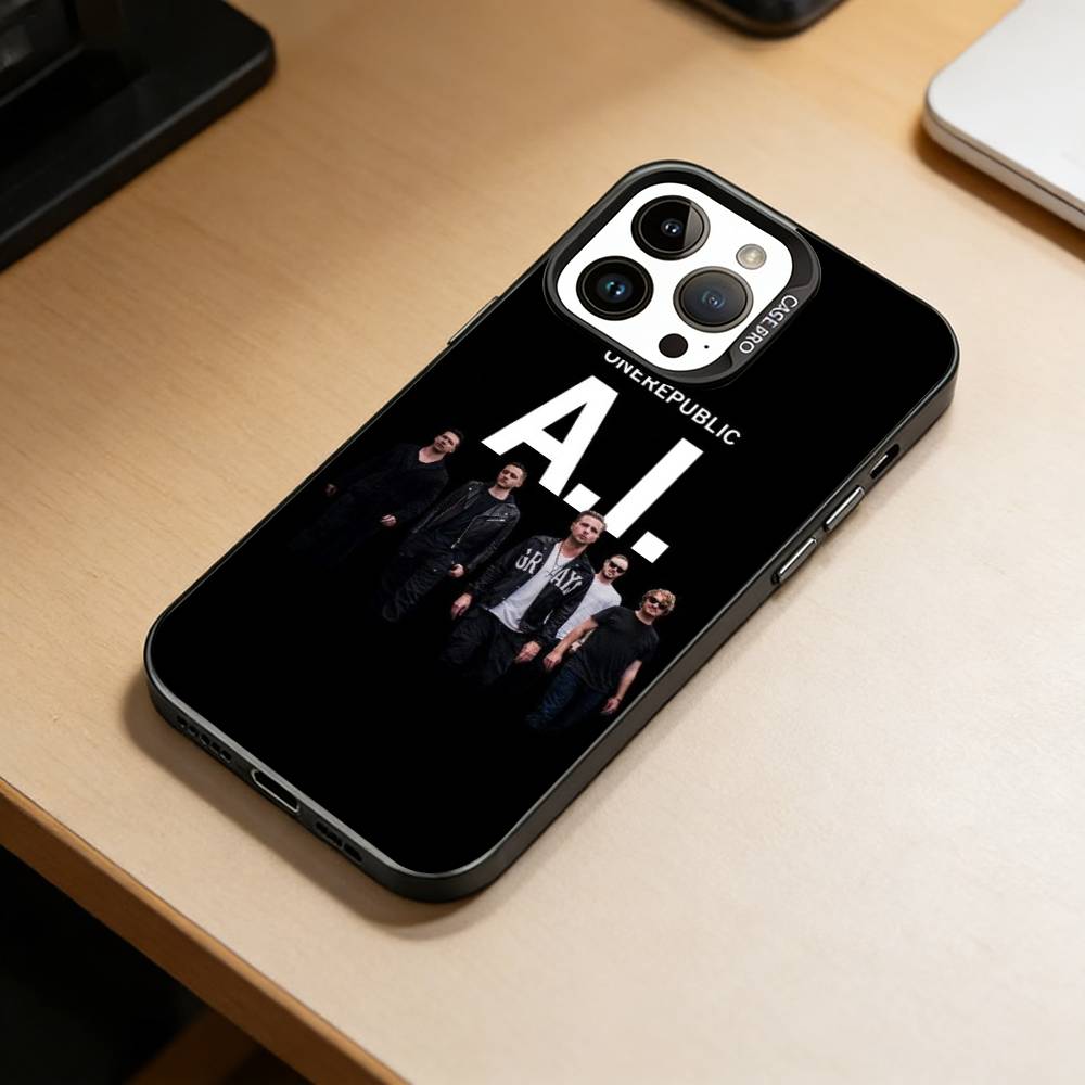 

OO-OneRepublic Phone Case For iPhone 17,16,15,14,13,12,11 Plus,Pro Max,XS,Colorful Silver Phone case Funda Cover iPhone16e
