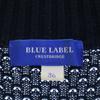 BLUE LABEL CRESTBRIDGE Sanyo Shokai Long sleeve knit one piece Side zip Women Used