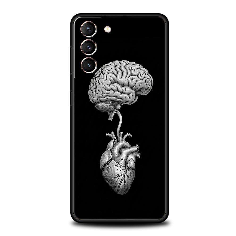 Creative Heart Medical Phone Case For Samsung Galaxy S25 Edge S24 S23 S22 S20 Ultra S21 FE 5G S10 Plus Soft TPU Cover