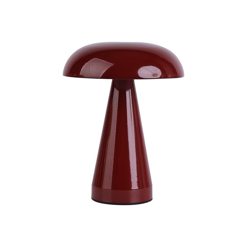 Danish Mushroom Touch Table Lamp - Night Light for Bedroom, Bar, or Restaurant Decor