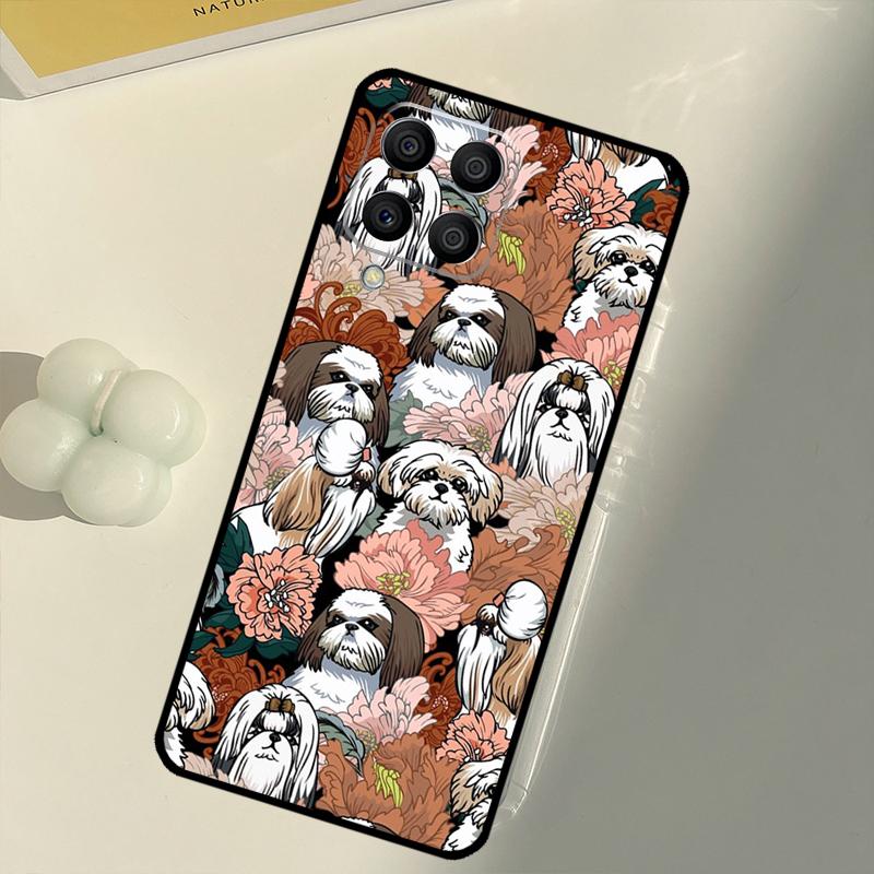 Cartoon Shih Tzu Dog For Samsung Galaxy M54 M21 M33 M53 M13 M12 M32 M52 M11 M31 M35 M55 M15 M14 M34 M06 M16 Case