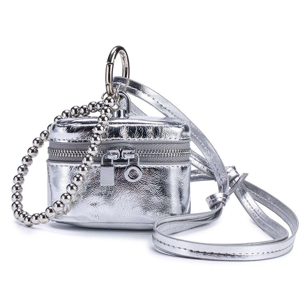 Genuine Leather Coin Purse with Lanyard – Compact, Stylish, and Multipurpose for Lipstick and Earphones