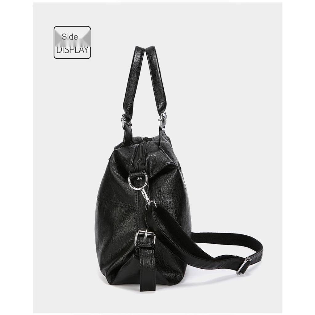 Handbag Women PU Large Capacity Adjustable Strap Office Daily