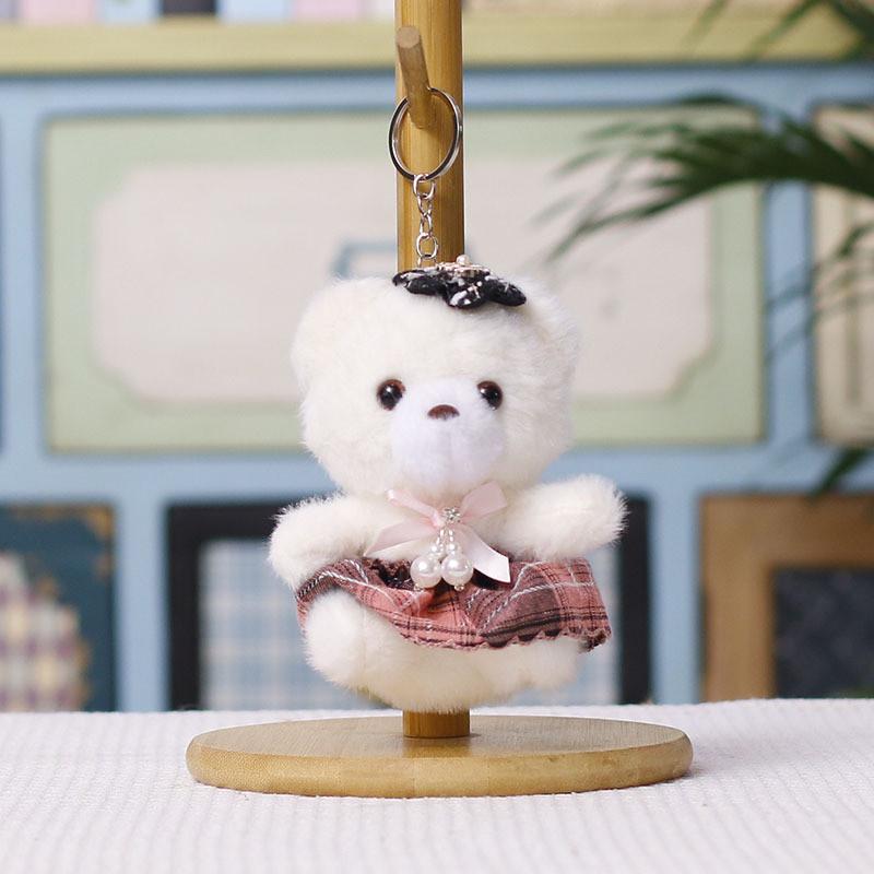Plush Bear Keychain With Cute Dress For Kids And Adults Gift Idea