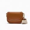 New Wide Strap Armpit Saddle Bag Fashion High-end Pu Leather Crossbody Bag Trendy Small Mobile Phone Bag Hand Bags