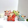 1Pcs 2026  Year Horse Cartoon Doll Bag Pendant Lovely Plush Lucky Pony Keychain Diy Accessories Student Gifts