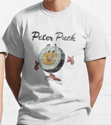 Peter Puck Hockey T Shirt 70s / %100 Premium Cotton