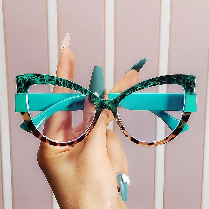 

Мужские Женские Очки для Чтения Кошачий Глаз Большая Рамка Защита от Синего Света Дальнозоркость Очки для Пожилых +1 0 +3 0 1