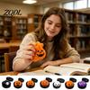 Erwachsenen Stressabbau Spielzeug Halloween Geist Brötchen Ball, Langsam Aufgehendes Weiches TPR Fidget Schreibtisch Dekoration zur Angst Linderung, Süßes Gruseliges Quetschspielzeug im Dampfgarer
