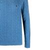 Polo Ralph Lauren FW22 Solid Logo Crew Neck Knit Cashmere Sweater Men sweater Blue 710876762-008