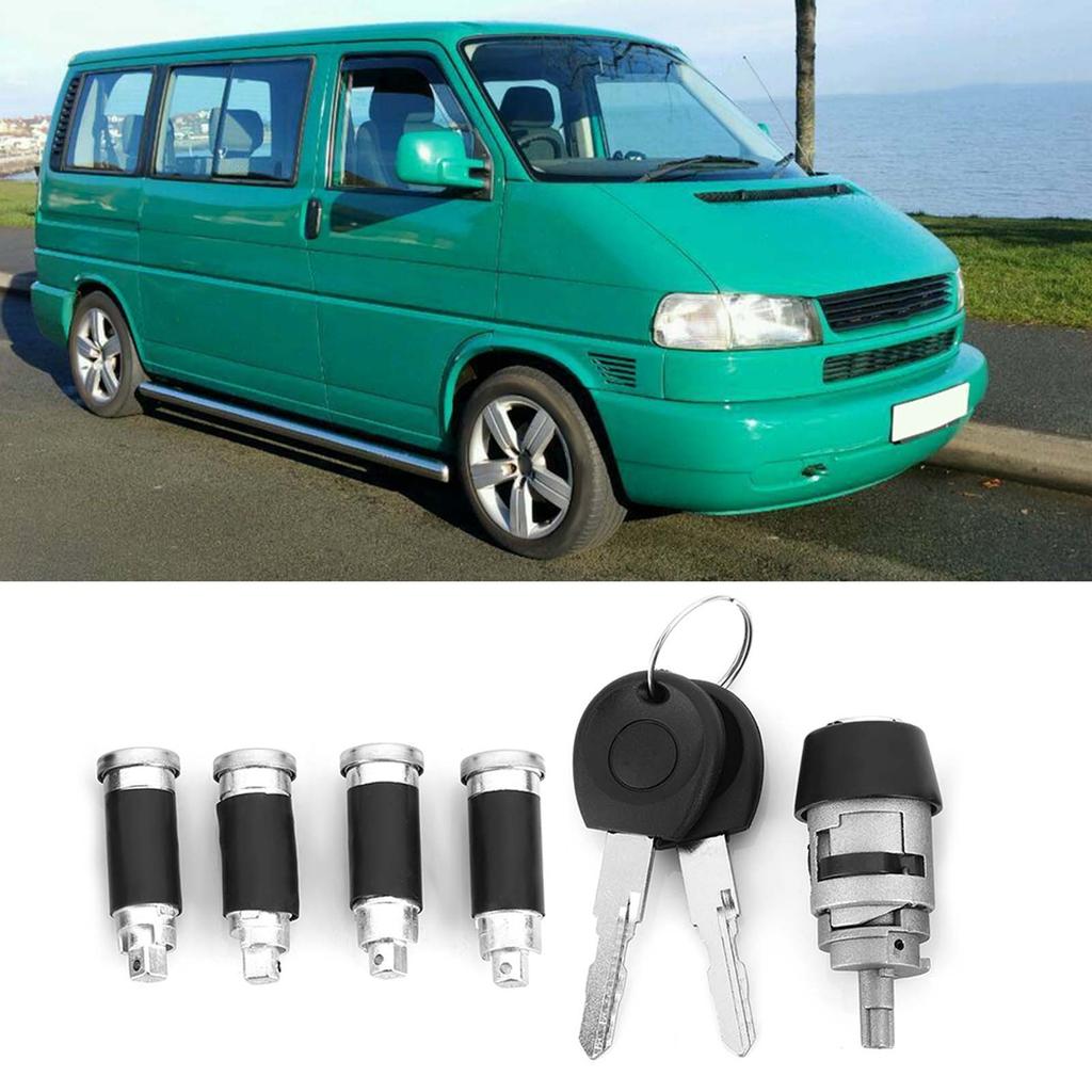 Ignition Lock Cylinder & Key Fit for Transporter T4 Caravelle 1990 2003 357905855A