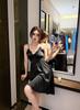 1011 New Ice Silk Mature Style Nightdress, Premium Thin Loungewear Women's Can Wear Trendy Pajamas