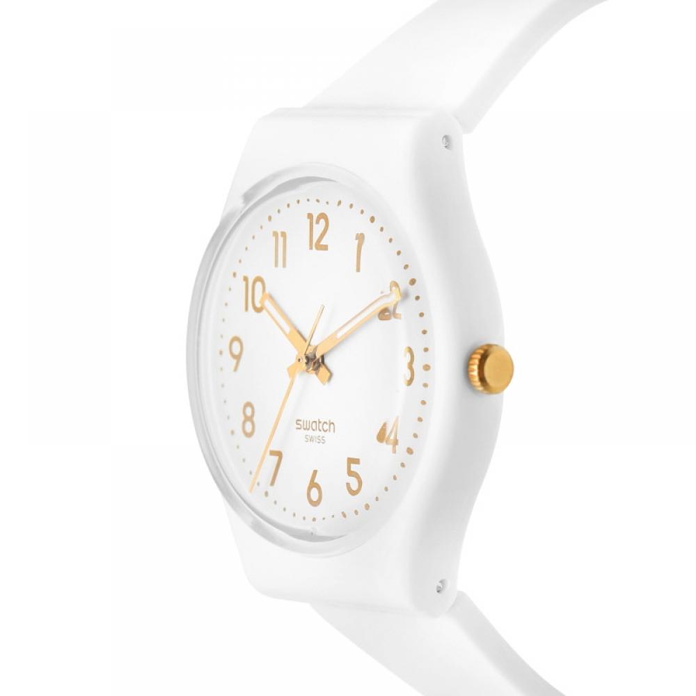SWatch So28w106 S14 Classic White Bishop Womens Urethane Watch