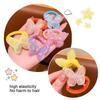Sparkling Butterfly Hair Bands For Girls Stretchy Elastic Kids Hair Ties Non Slip Glitter Accessories For Toddlers