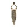 Full Of Diamonds Exaggerated High-End Zircon Rhinestone Long Fringed Earrings Show The Face Thin Earrings Temperament Studs