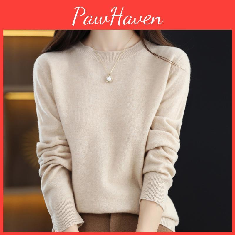 Women Winter Oneck Autumn Sweater Basic Pullover Warm Casual Pulls Jumpers Korean Fashion Spring Knitwear Bottoming Shirt