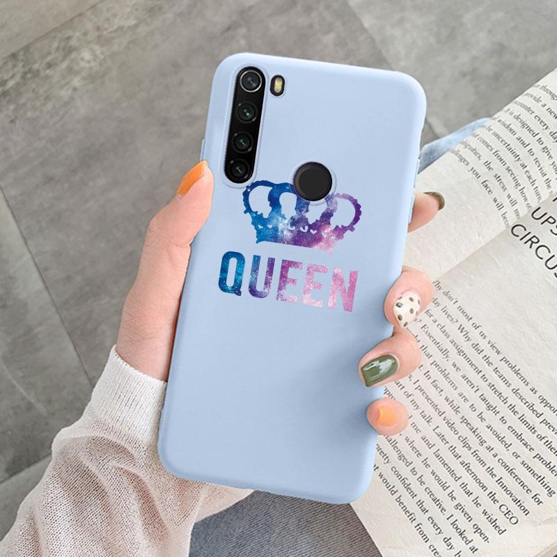 Capa para xiaomi redmi note 8 8t 8 pro amor coração flor planeta rainha menina engraçado fofo gato capa traseira para redmi note8 8 t 8pro telefone funda