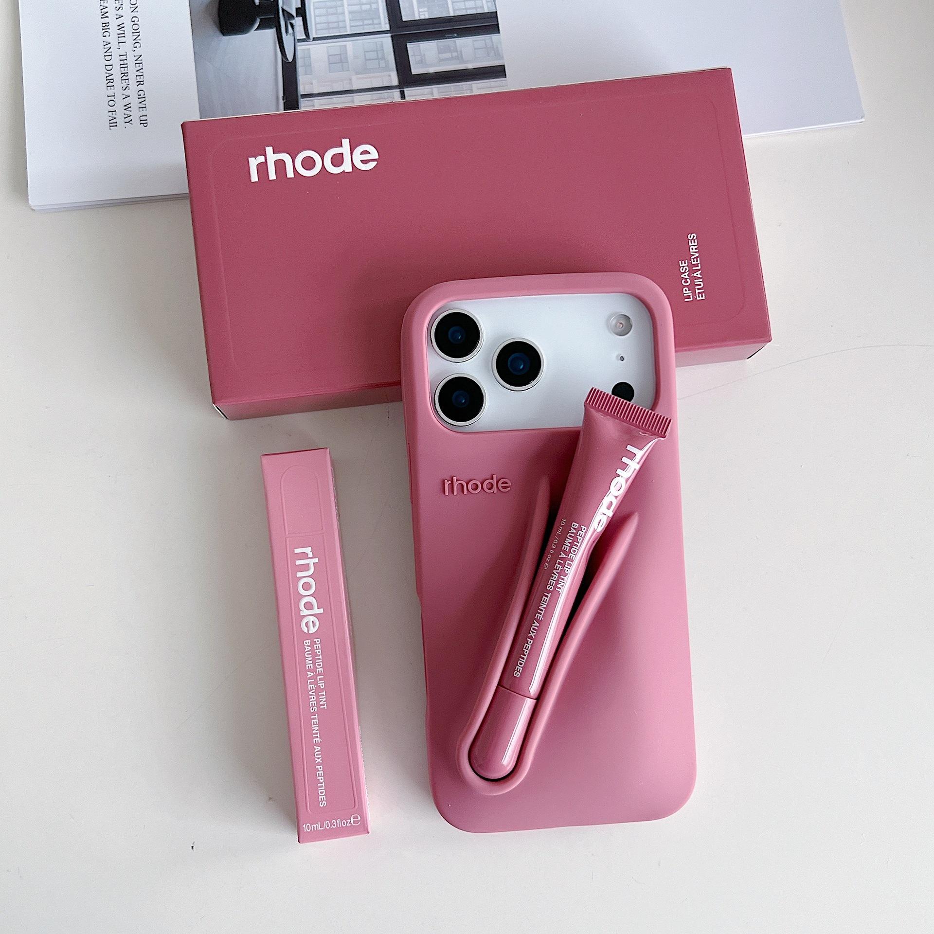 Puzdro na telefón inšpirované rúžom pre zariadenia Apple Silikónové nárazuvzdorné mäkké puzdro s 3D dizajnom Noste svoj rúž 14plus