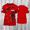Summer fashion chef and his tools 3D print uniforms, personalized creativity, comfortable T-shirts