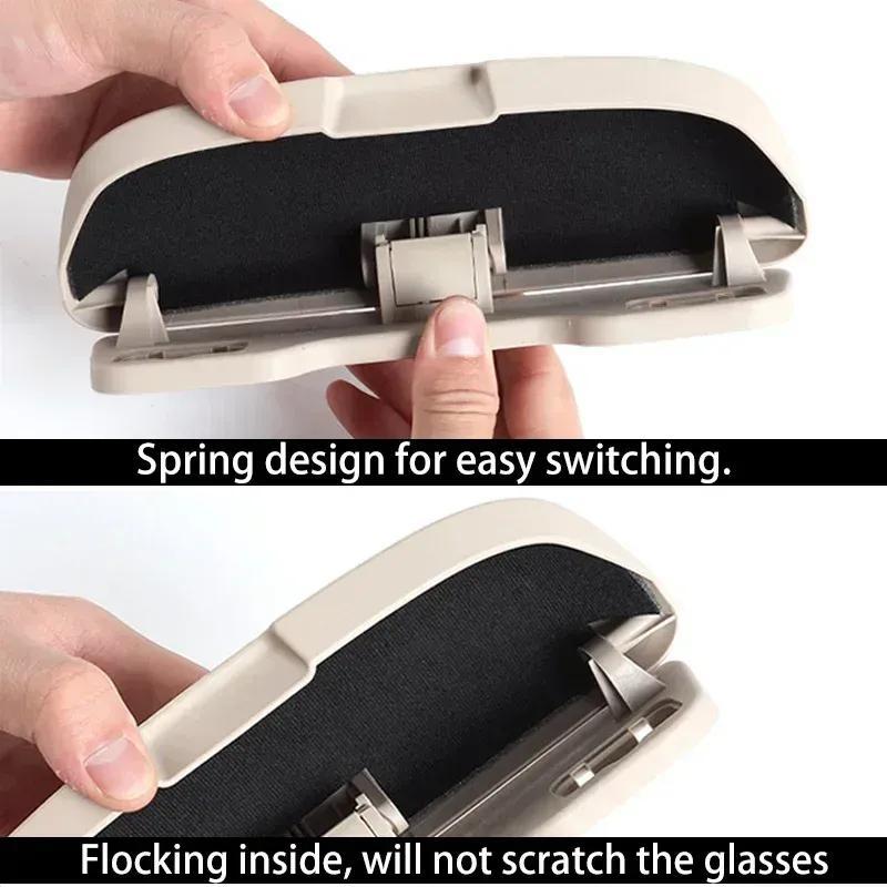 -Auto Sonnenbrillenhalter Brillenetui Aufbewahrungsbox Dachgriff Modifikation Für BMW 5er Serie X3 X5 F10 F48 F30 G01 G20 G05 G60 G30