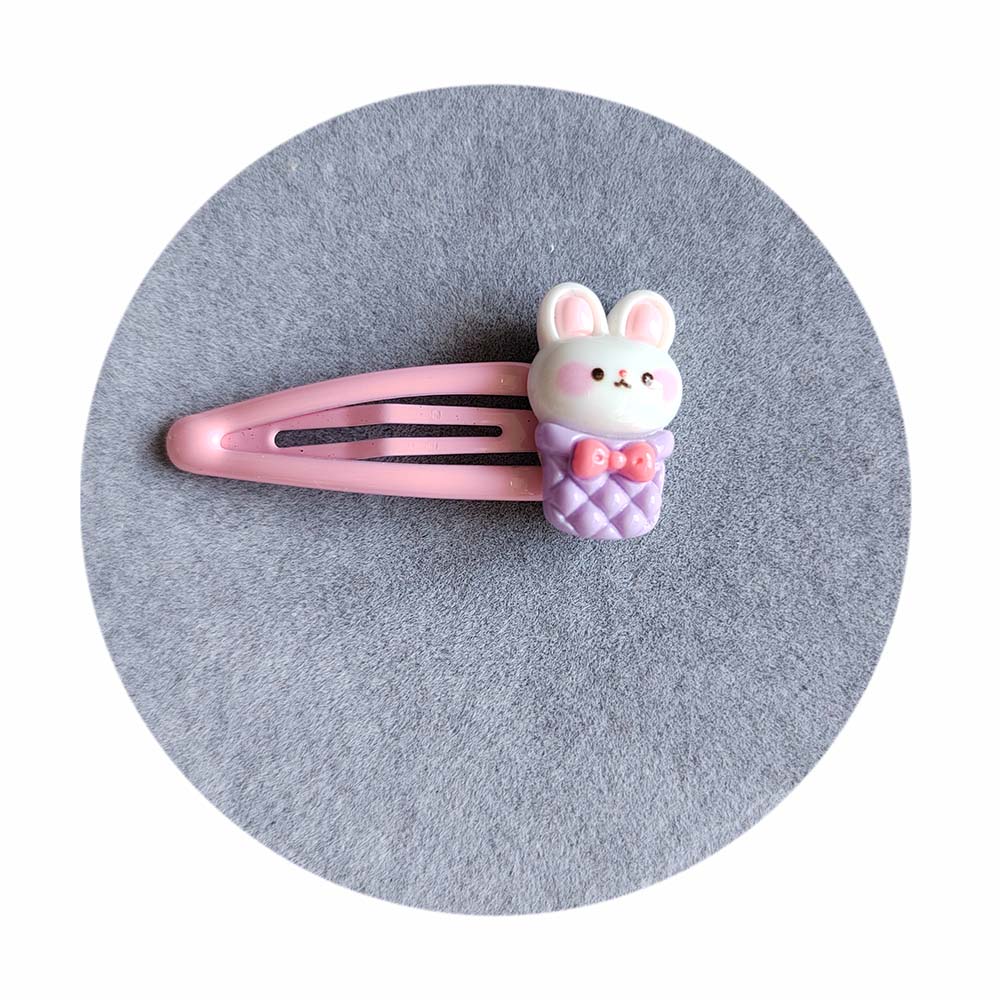 Metal Hair Bobby Clips Headwear Hairpins for Kids Girls Resin Bear Tiger Animal Hair Clips for Children