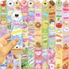 30pcs Cartoon Food & Fruit Series Bookmarks, Colorful Fun Reading & Labeling Paper Cards for Reading and Food Lovers