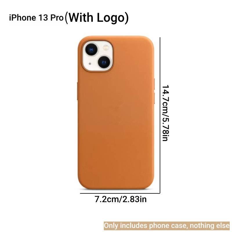 

Premium Pu Leather Iphone 13 Pro Max Case With Magnetic Adsorption And Minimalist Design iPhone13Pro золотисто-коричневый