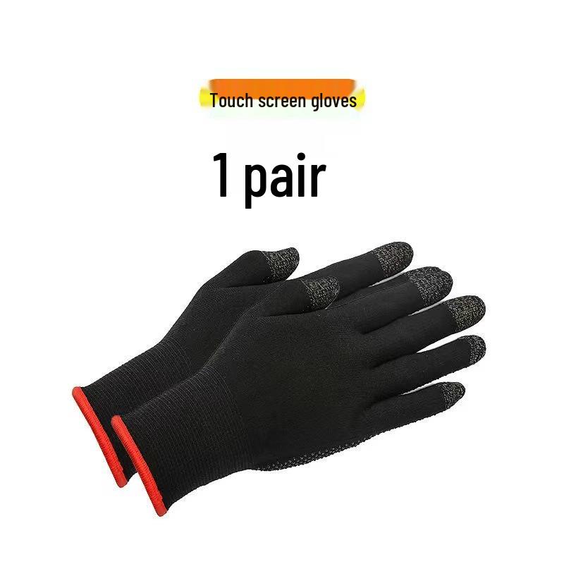 Mobile Touchscreen Gloves - Durable, Breathable, Sweatproof Finger Sleeves for Gaming, Sun Protection, and Mountaineering.