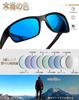 [KANASTAL] Men's Sports Sunglasses, Polarized, UV400 UV Protection, Anti-Shock, Popular,