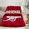 Arsenal Football Club Wappen Tragbare Decke/Weiche Decke Bettwäsche Decke Geeignet für Reisen Camping Wohnzimmer Büros Sofas Fan Geschenke