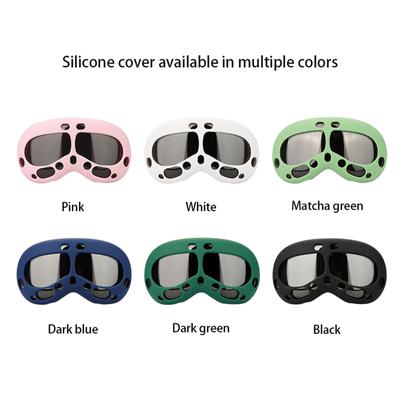 Anti-Scratch Silicone Protective Shell for Vision Pro VR Headset Protective Case Shockproof Carrying Pouch