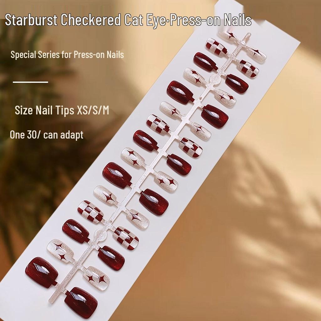 

Звездный взрыв Кошачий глаз Носимый нейл-арт с флеш-финишем