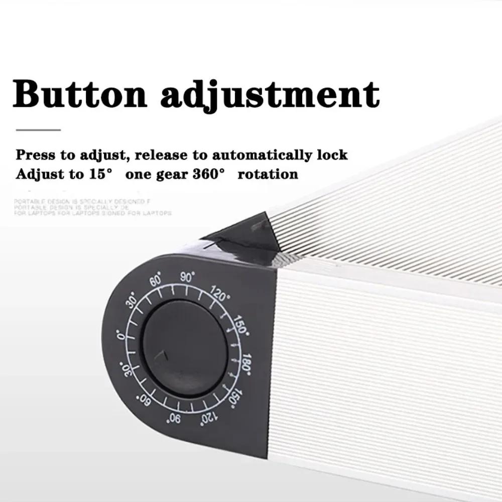 Adjustable Computer Stand Foldable Stand Portable Aluminum Computer Cooling Stand Desktop Cooling Stand Multifunctional Stand