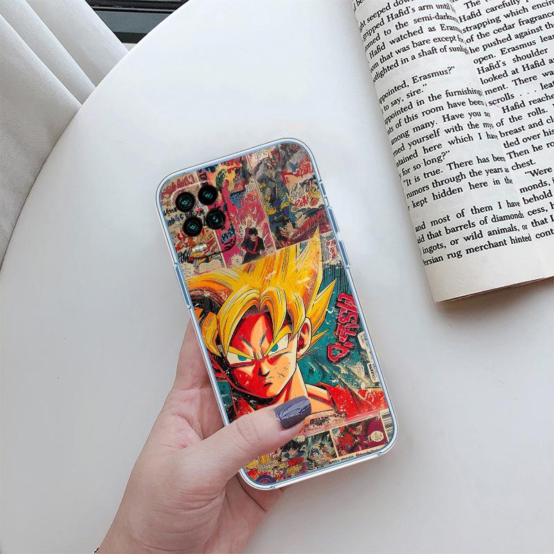 

Dragon Ball Transparent Phone Case for Motorola Moto G7 G8 G9 G84 G85 G73 G24 G15 Z2 Play Power Plus Motorola Moto G8