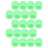 20Pcs Glow in The Dark Screw Caps Silicone Wheel Lug Nut Covers Night Visibility Protection for 15Mm Car Tire Hub Caps