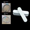Manicure Burnishing Stick Double-Sided White 5000 Mesh Delicate Fine Grinding Restore Gloss Polished White Surface Ultra-Fine Waxing