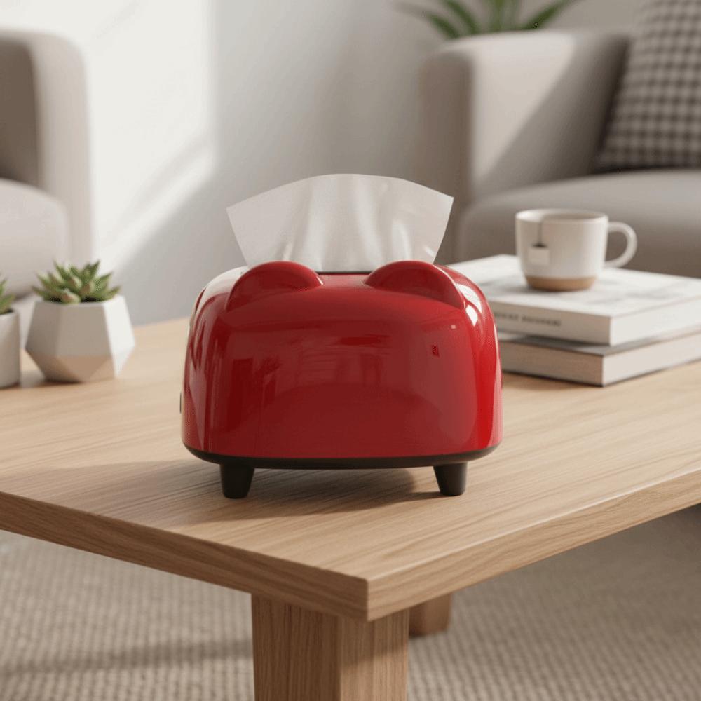 Dopamine Tissue Storage Box Multi-functional Napkin Dispenser Simple Phone Stand Holder  Bedroom