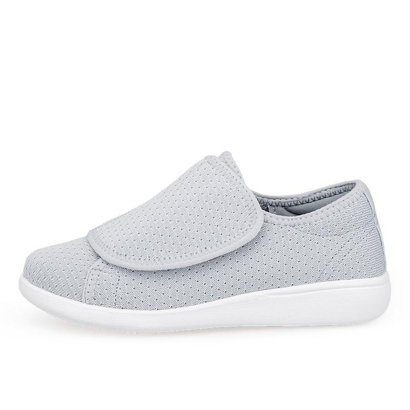 Orthopedic Diabetic Shoes for Wide Feet with Adjustable Closure Lightweight Edema Sneakers with High Arch Support for Elderly