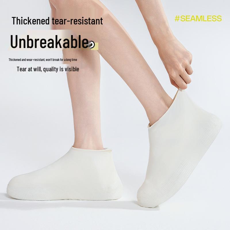 Waterproof Non-Slip Latex Shoe Covers - Thick, Wear-Resistant Rain Protection for Men and Women