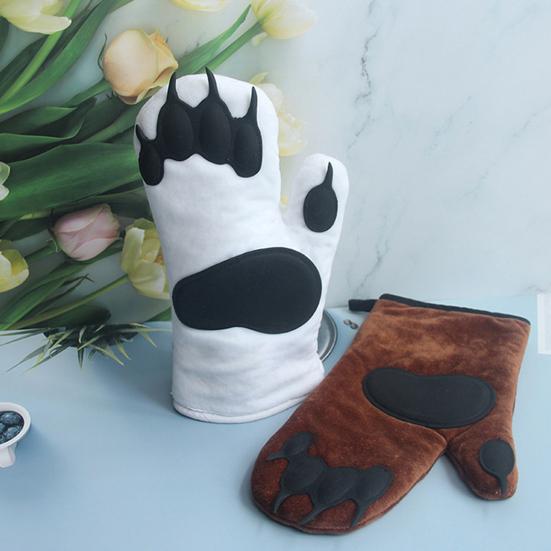 

2 шт., перчатки для духовки, термостойкие, ультра-толстые, водонепроницаемые, нескользящие, для выпечки, приготовления пищи, противоожоговые перчатки, кухонные принадлежности