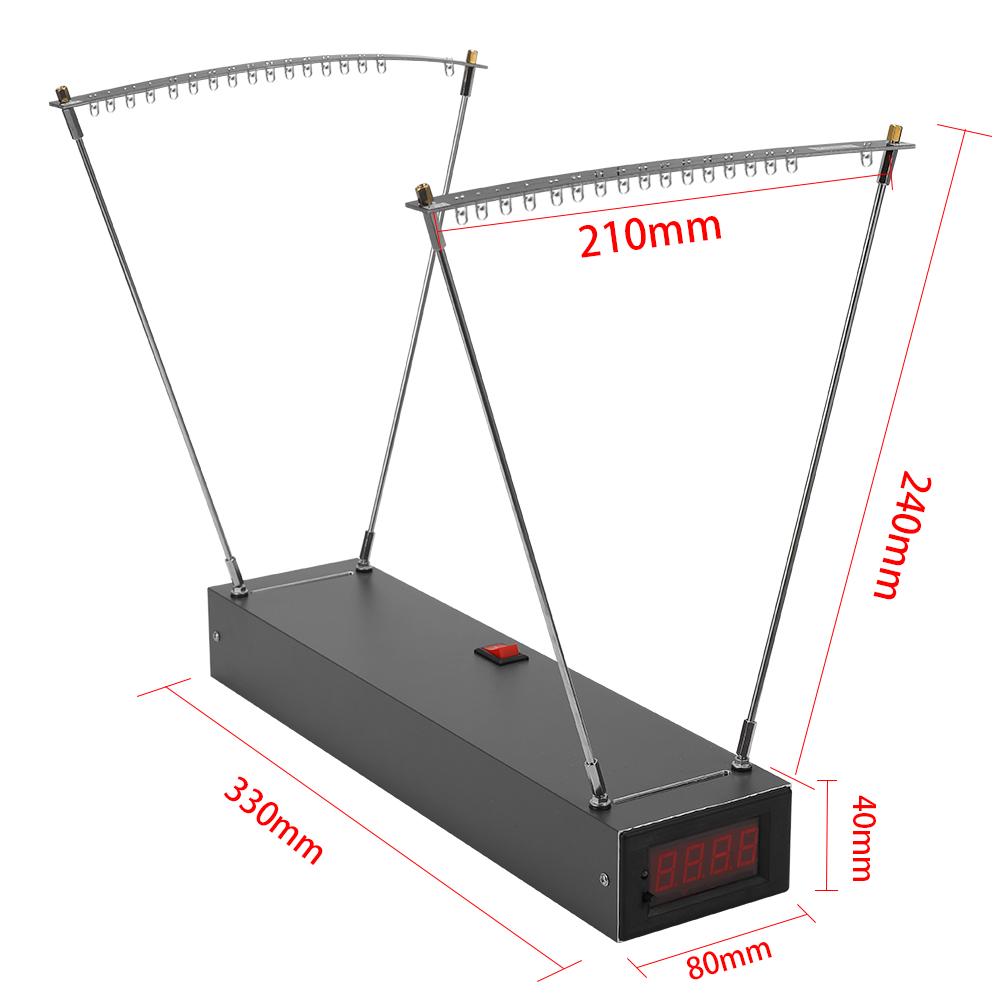 Velocimetry Speed Measuring Instrument Bow Velocity Measurement Tool Aluminum Alloy Professional E9900 X