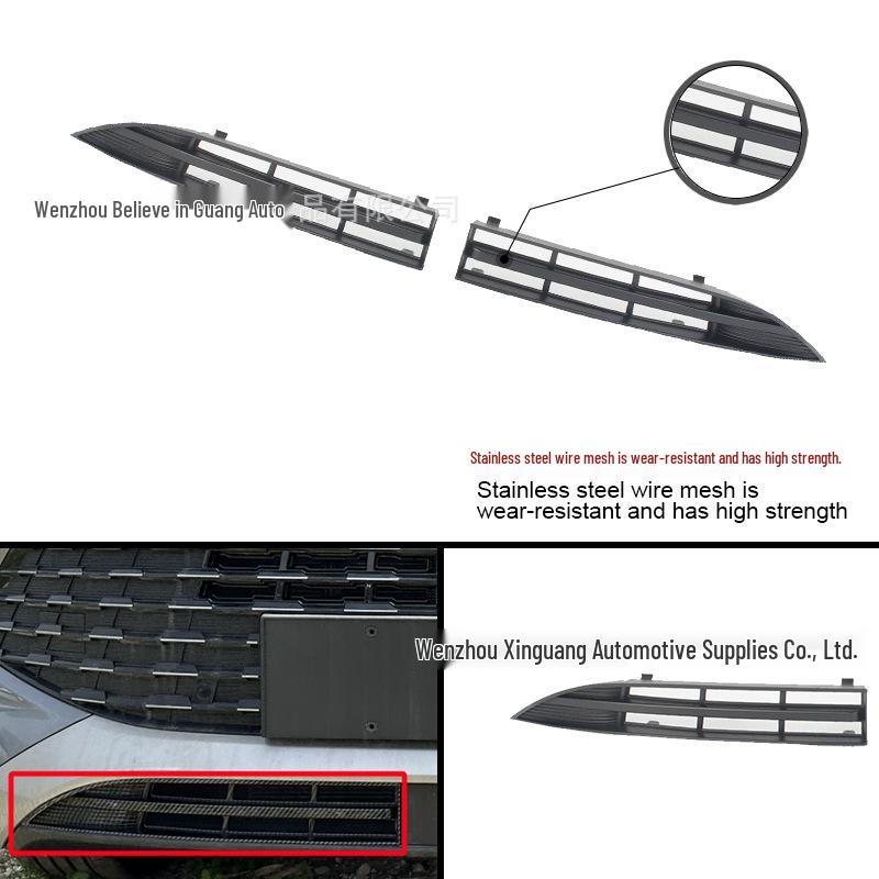 25 BYD Song L-DMI Windshield Insect Net, Black Carbon Fiber Car Exterior Decor