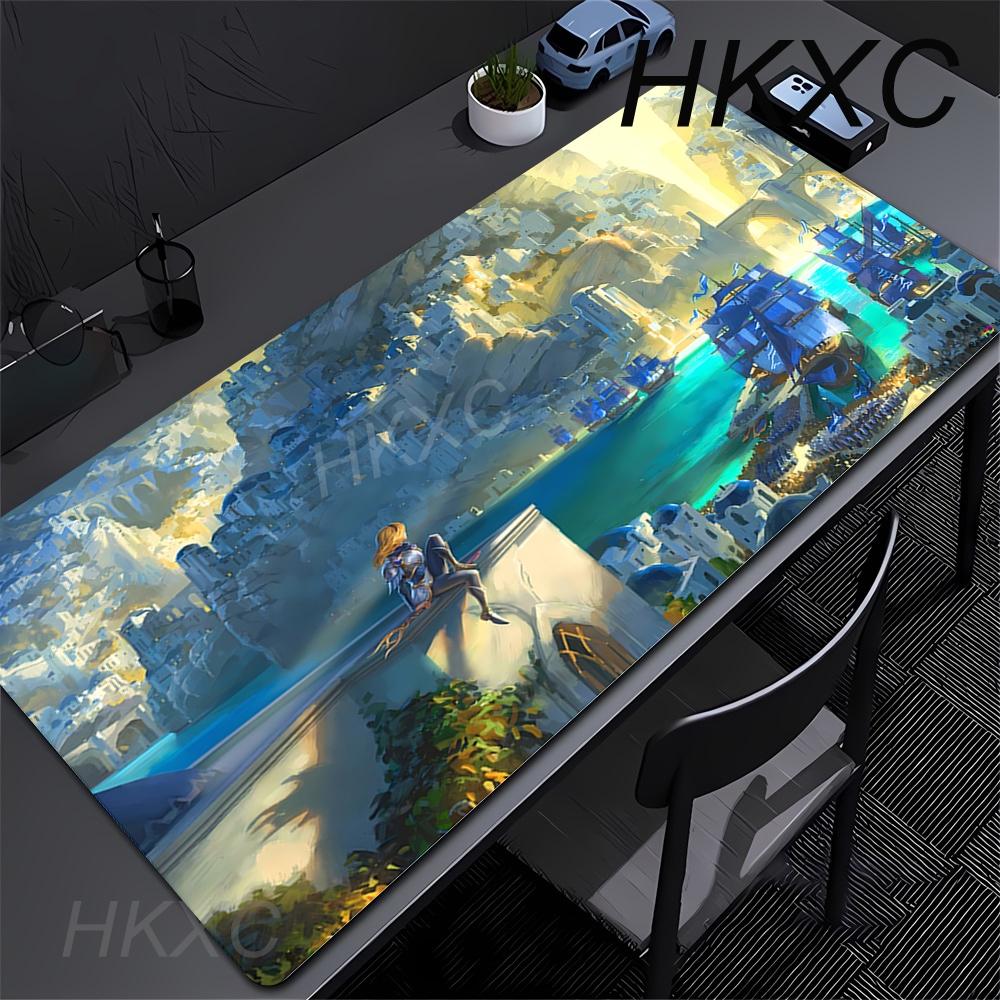 Large Game League of Legends Mouse Pad Gamer Cabinet Keyboard Deskmat Cartoon Arcane Gaming Accessories Computer Xxl Mousepad