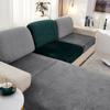 Thick Velvet Sofa Cover Solid Color Sofa Cushion Cover Elastic Slipcover All-inclusive Couch Cover Dining Room