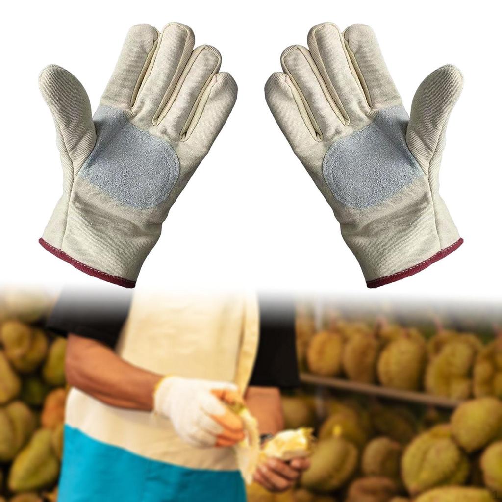 Durian Picking Gloves Gardening Canvas Accessories Work Non Slip Hand Protection Palm