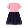 Mädchenkleid Sommer Netzrock Baby Strickstickerei Kinderkleid Sommer Prinzessinenkleid Kinderkleid