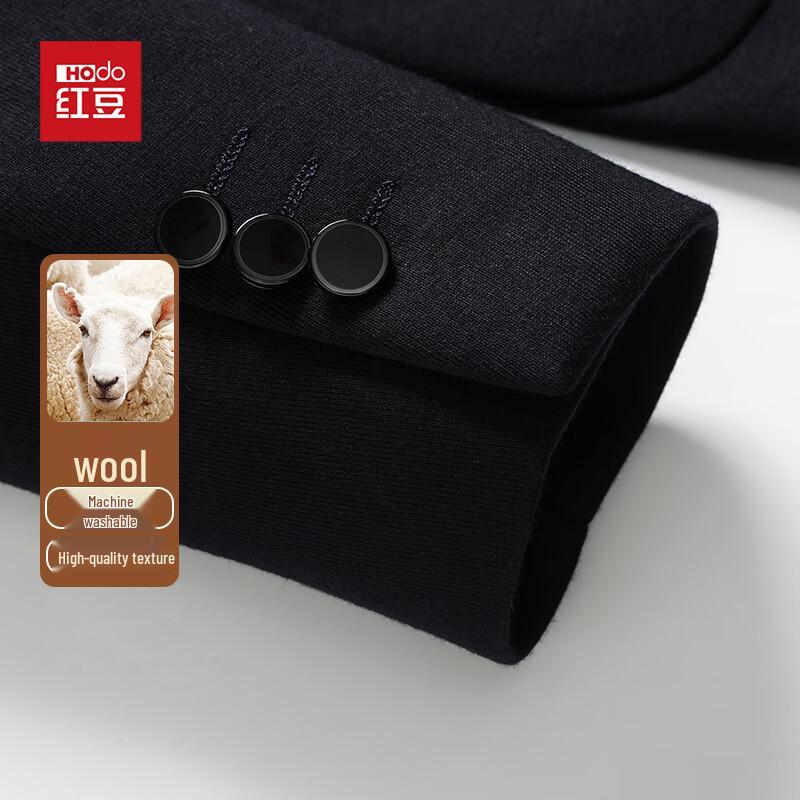 Hodo Men's Wool Blend Business Casual Blazer